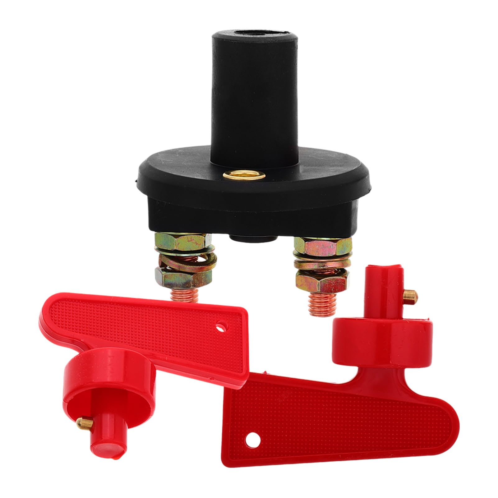 Luxshiny Battery Disconnect Switch for Rv and Boat 2 Hole Marine Duty Switch Waterproof Heavy Duty