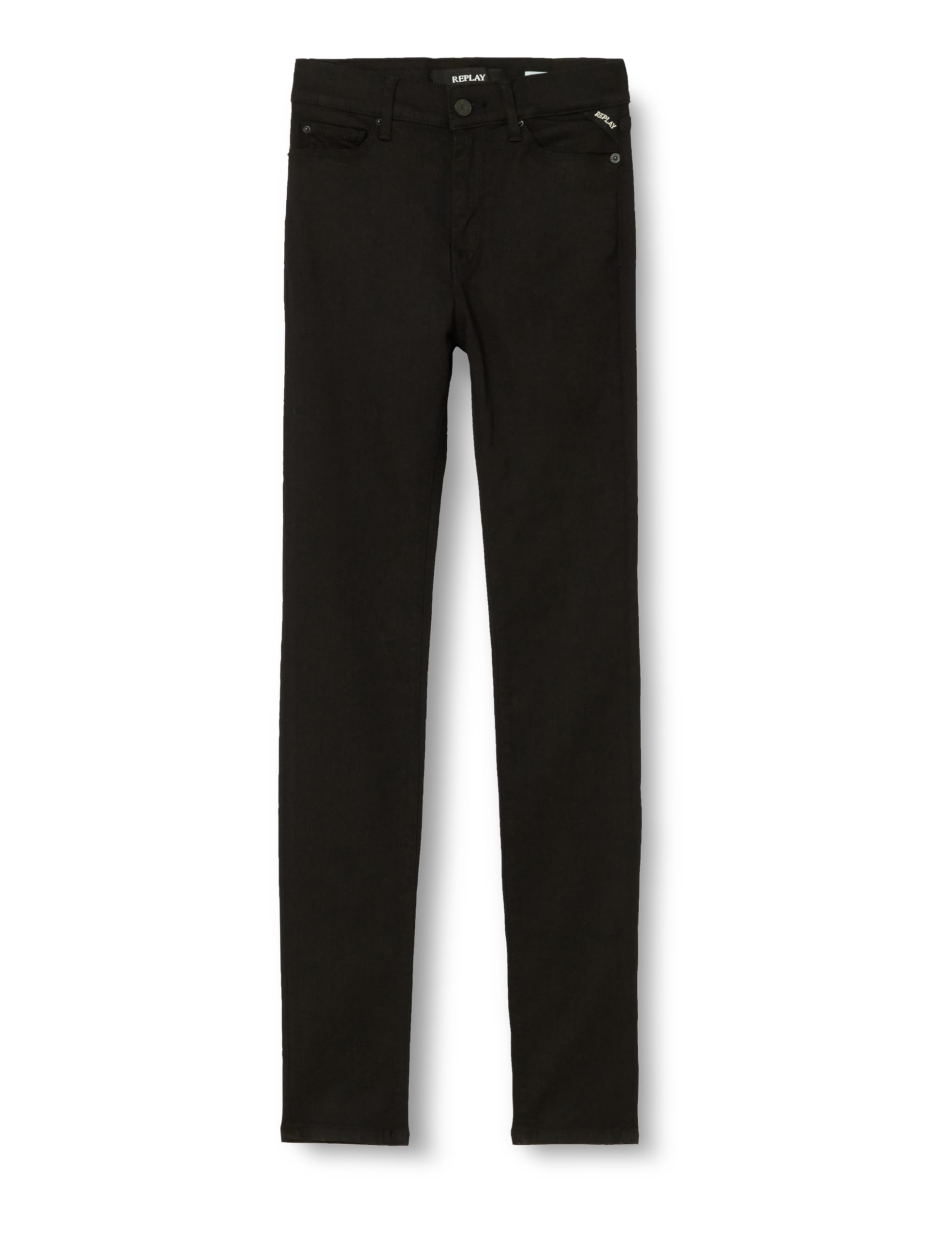 Replay Damen Jeans Mjla Slim-Fit, Black 098 (Schwarz), 24W / 32L