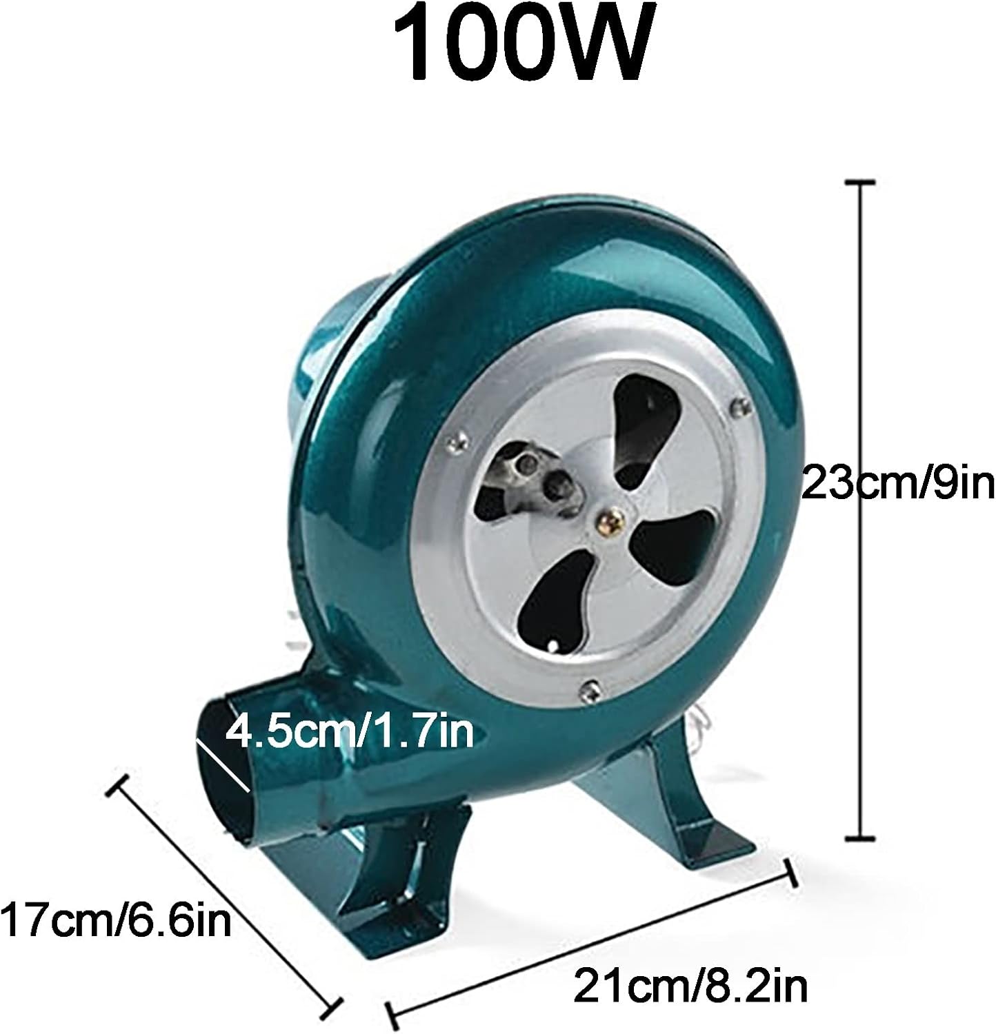 Blower-Household Small Blower-Infinitely Variable Speed Blower-Barbecue Combustion firewood (Color : 40w) (100w)