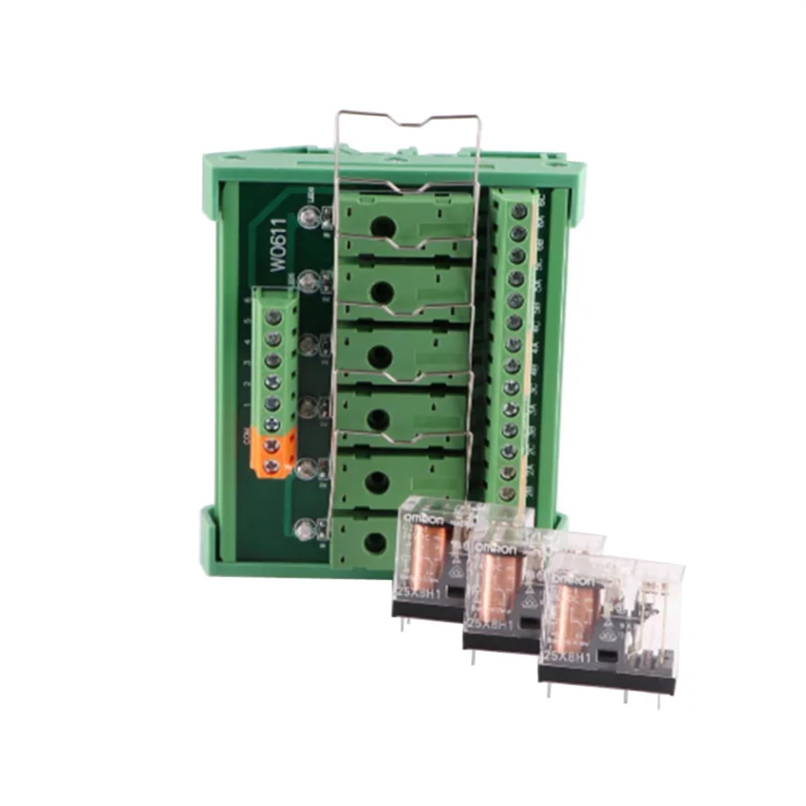 2/4 canales 1NO+ 1NC Módulo de relé de interfaz de montaje en carril DIN PLC DC 12V 24V PNP/NPN Compatible 1 Uds(1NO1NC 12V 4Channels)