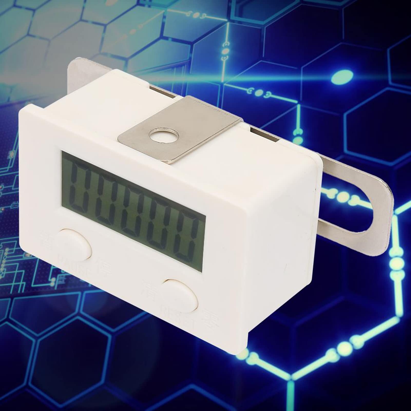 BuyWeek Licznik cyfrowy, LCD 5-cyfrowy 0-99999 licznik magnetyczny indukcyjny przełącznik zbliżeniowy elektroniczny licznik licznika