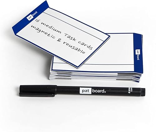 PATboard Scrum Board y Kanban Board - Tarjeta magnética (tamaño mediano), color azul marino
