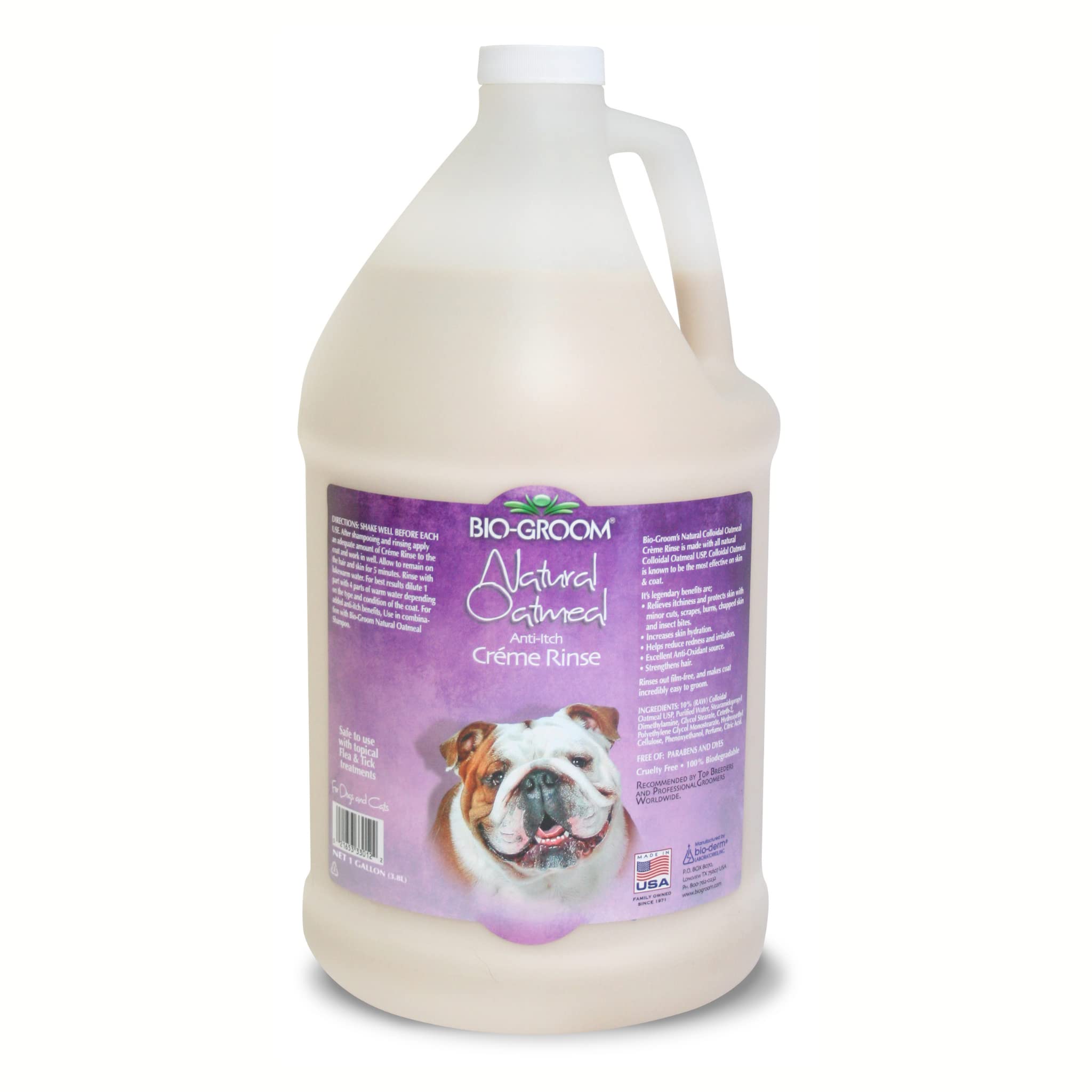 Bio-Groom Natural Oatmeal Anti-Itch Conditioner - Soothes Dry Skin, Reduces Irritation, Paraben-Free, 3.8L Gallon (B09DYDRH5L) Amazon Price History, Amazon Price Tracker