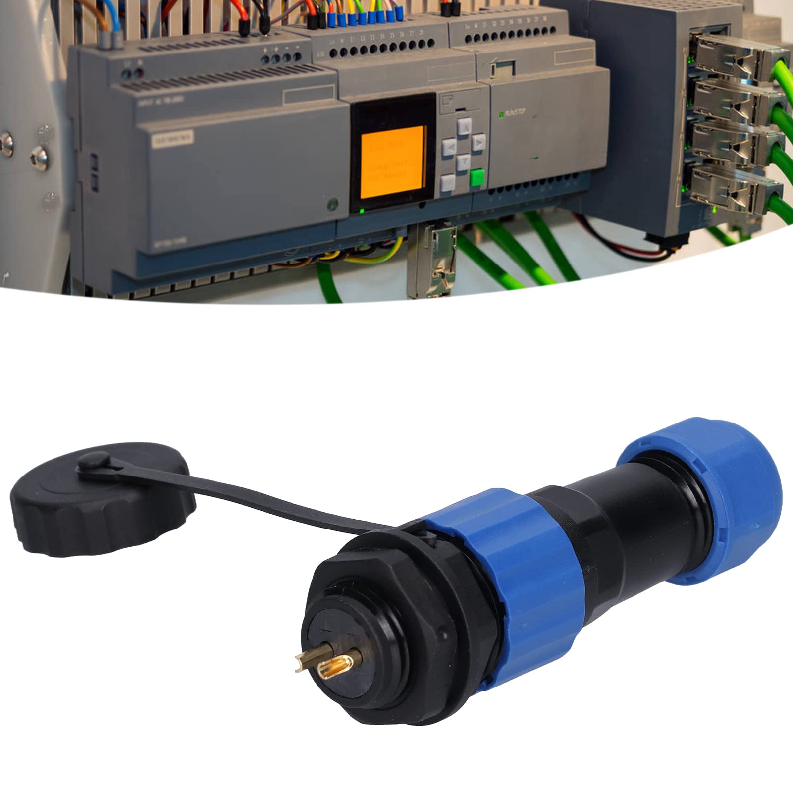 SP16 380V 10A Gniazdo Wtykowe Lotnicze ze Złoconymi Stykami Miedzianymi, Rozmiar Główki 16 Mm do Maszyn Sterowanych Programowo (Spacnana5gxf83yoea-11)