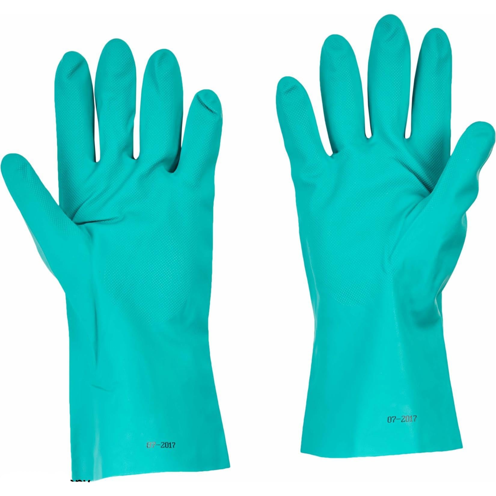 Ansell AlphaTec 58-330 Guantes Nitrilo Resistentes Productos Químicos, Compuesto de Nitrilo de Alto Rendimiento, Guante de Trabajo Hombre Mujer, Verde, Talla XL (12 Pares)