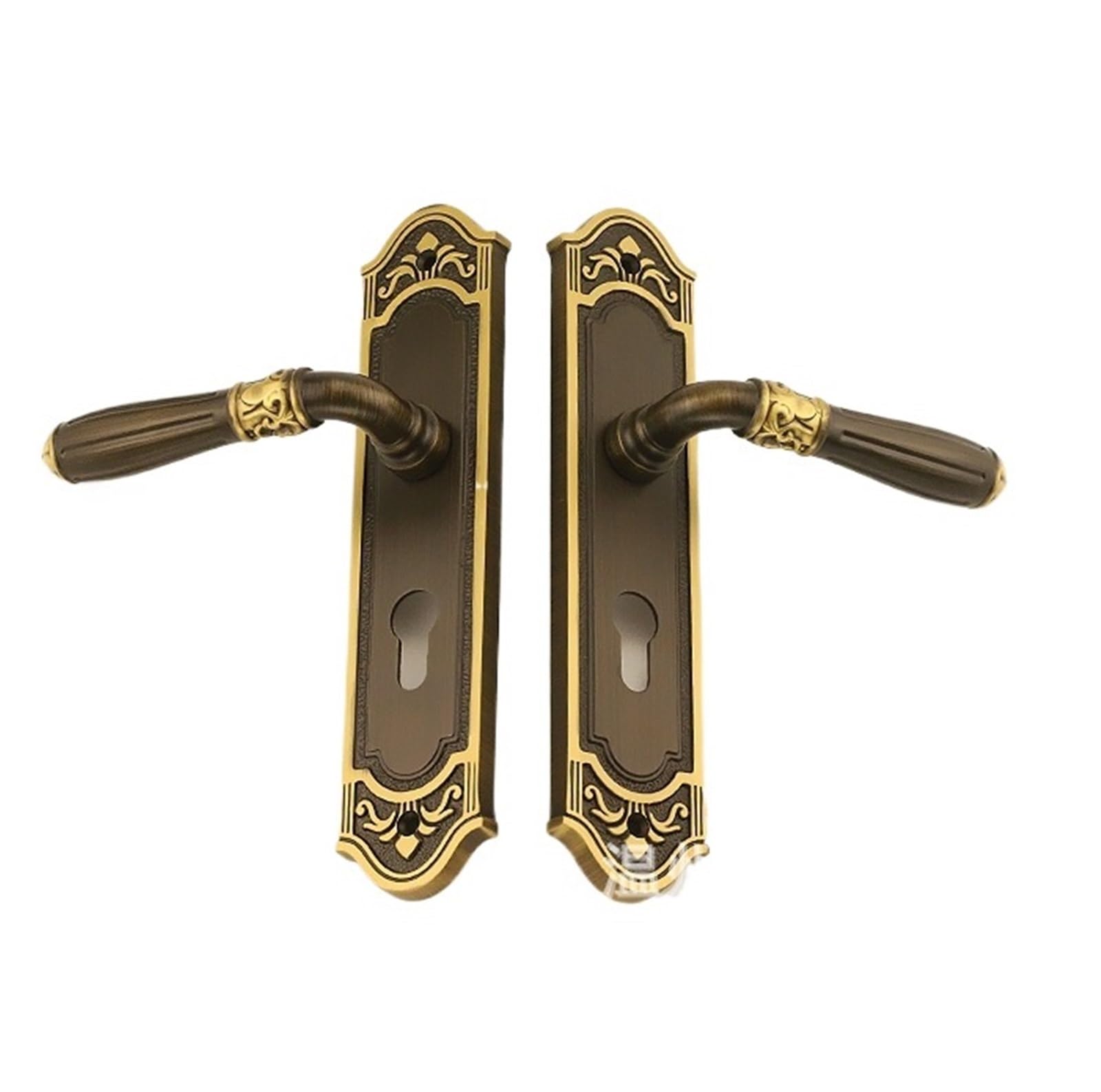 Serrure de porte de chambre rétro en cuivre pour créer une ambiance chaleureuse