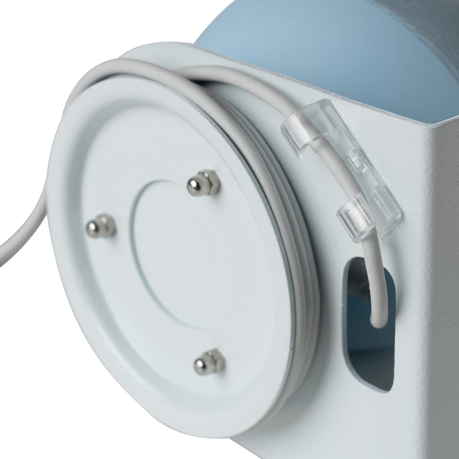 shinar Supporto Metallico a Parete per Echo Dot 4/5 e HomePod Mini con Gestione Cavi(blanc)