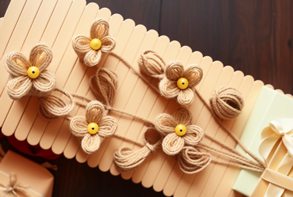 ARISKEY Natural Jute Twine 3mm,1313ft Garden String Long Cord Suitable for Crafting and Weaving Projects,Gardening Purposes and Outdoor Heavy-Duty Use