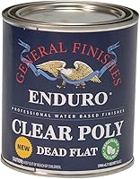 Vista 8 de General Finishes Enduro Poliuretano transparente a base de agua, 1 galón, mate