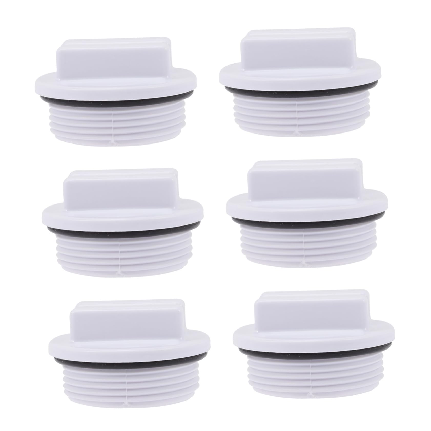 POPETPOP 18 Piezas Tapones Roscados para Piscina Tapón de Drenaje y con Junta Tórica Duraderos y Fáciles de Instalar para Invierno y de Agua Piscina