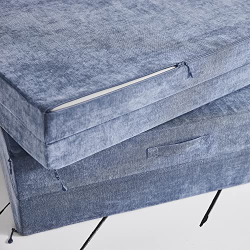 Yourigami Kids Convertible Play Couch - Blue Lagoon - Image 6