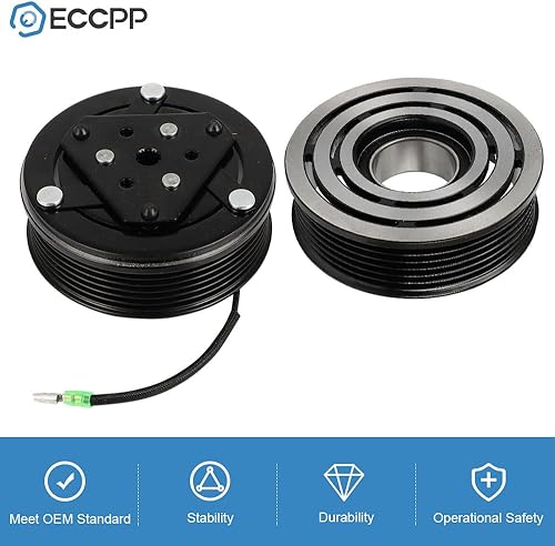 Vista 103 de ECCPP Embrague del compresor del A/C 2004 2005 2006 2007 para Mercury Monterey para Ford Freestar 3.9L 4.2L 1999-2003 Ajuste para Ford Windstar 3.8L