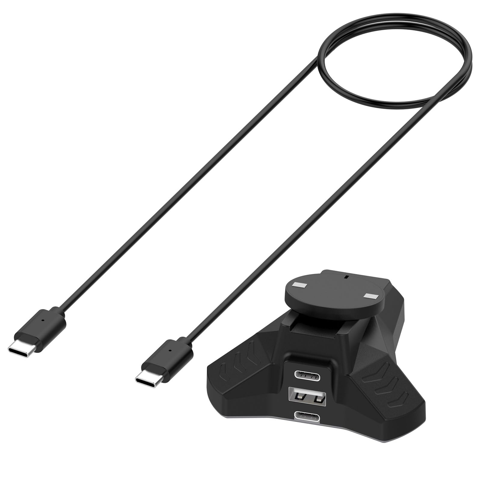 Disscool Mouse Charging Dock Compatible with Logitech G Prox Superlight 2/G Prox Superlight/G PRO Wireless 3/520 Hero Replacement Magnetic Charger Anti Slip Design RGB Lights