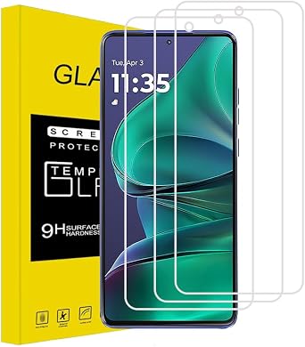rlbmnyz[3-Pack Compatible with MOTO G Stylus 2025 screen protector Tempered Glass,9H Hardness, Anti-Scratch, Bubble Free, easy to install Clear