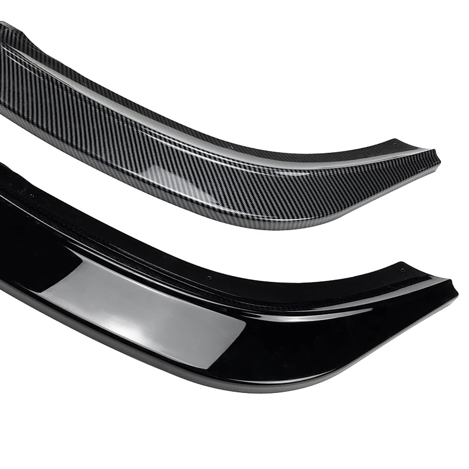Kompatibel mit Hyundai I20 MK2 Pre-Facelift 2015-2017, Frontstoßstangen-Spoilerlippe, Auto-Unterkörper-Kit-Splitter,Carbon Fiber Look