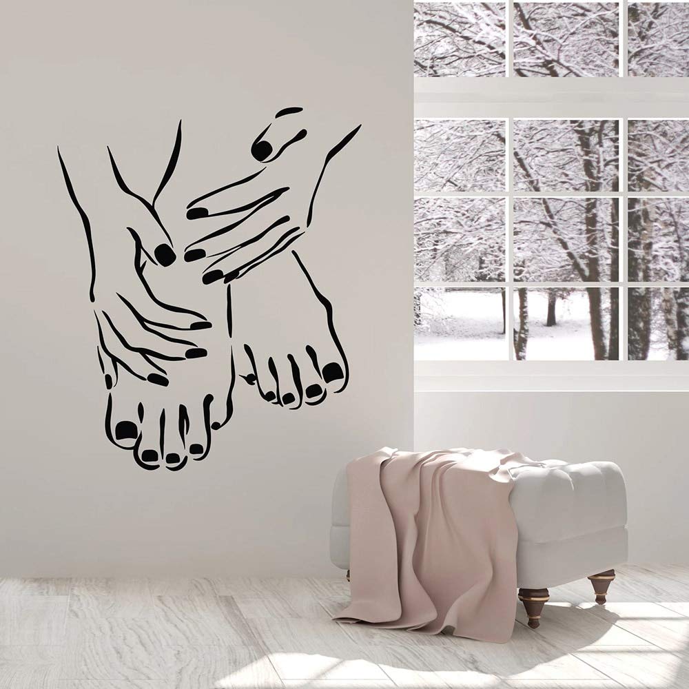 Gadgets Wrap Nail Art Studio Wall Decal Pedicure Manicure Salon Design Polish Vinyl Wall Stickers-image-38