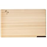 Kai KAI AP5226 Cutting Board Seki Magoroku Cypress L 15.4 x 9.4 inches (390 x 240 mm) with Stand Made in Japan Dishwasher Safe