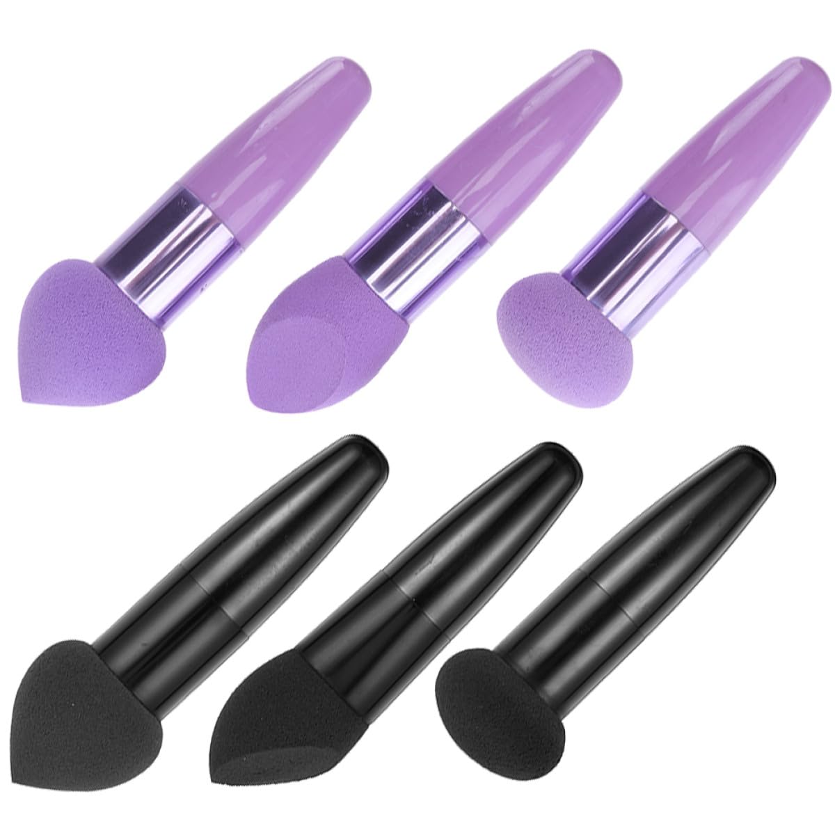 6piezas Esponjas de Maquillaje Forma de Bolígrafo Portátiles para Aplicación Precisa Cómodas y Duraderas Kit para Uso Diario y Profesional