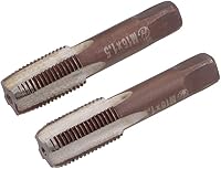 Vista 10 de uxcell Grifo de mano métrico M14 rosca 1 paso 4 flautas rectas H2 aleación de acero para herramientas 1 par