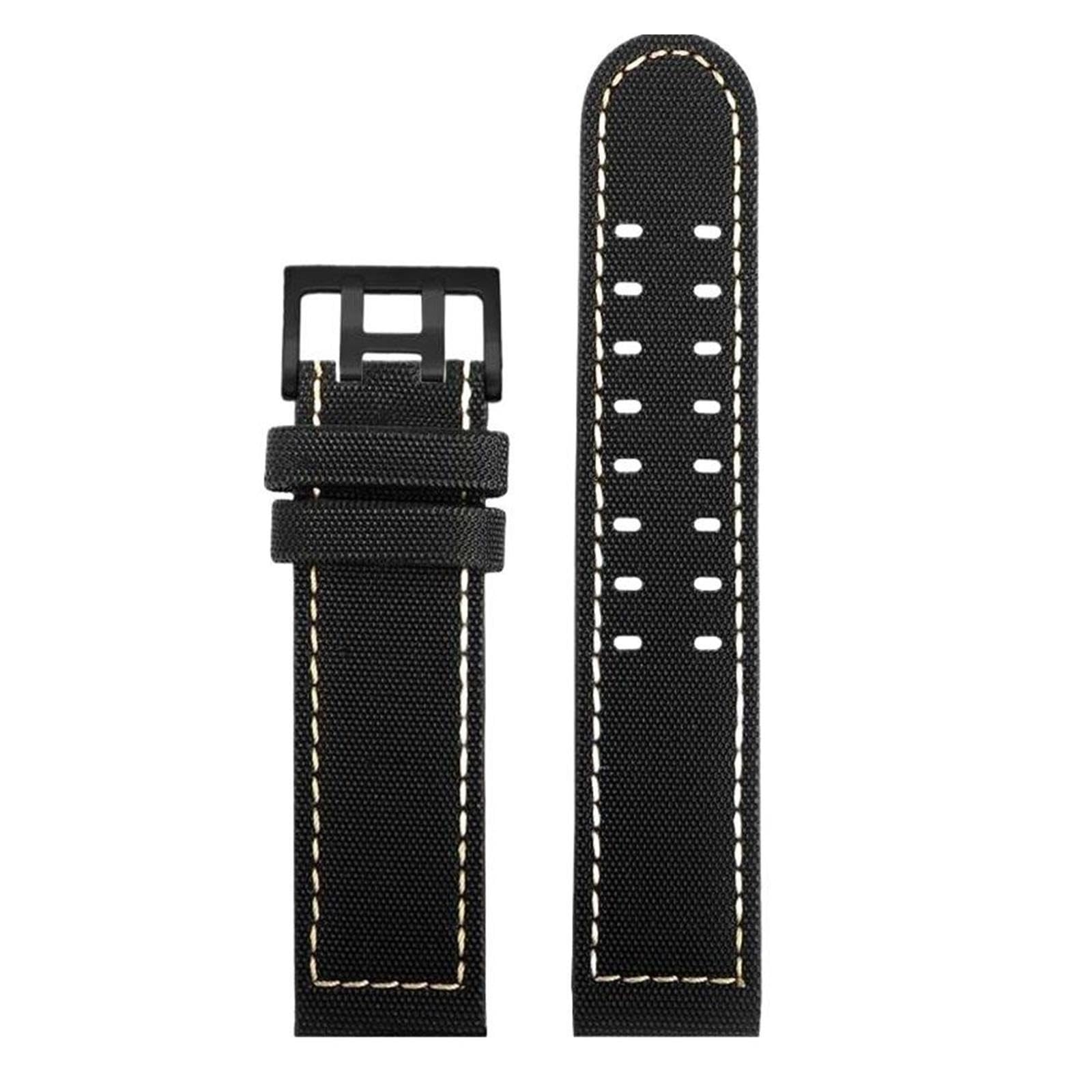 Correa de reloj de cuero de nailon Compatible con Hamilton Kaki Field Aviation H70575733/H71626735, correa de reloj for hombre, pulsera deportiva for exteriores