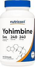 Nutricost Yohimbine HCl 5mg, 240 Capsules Gluten Free, Non-GMO, 150 grams