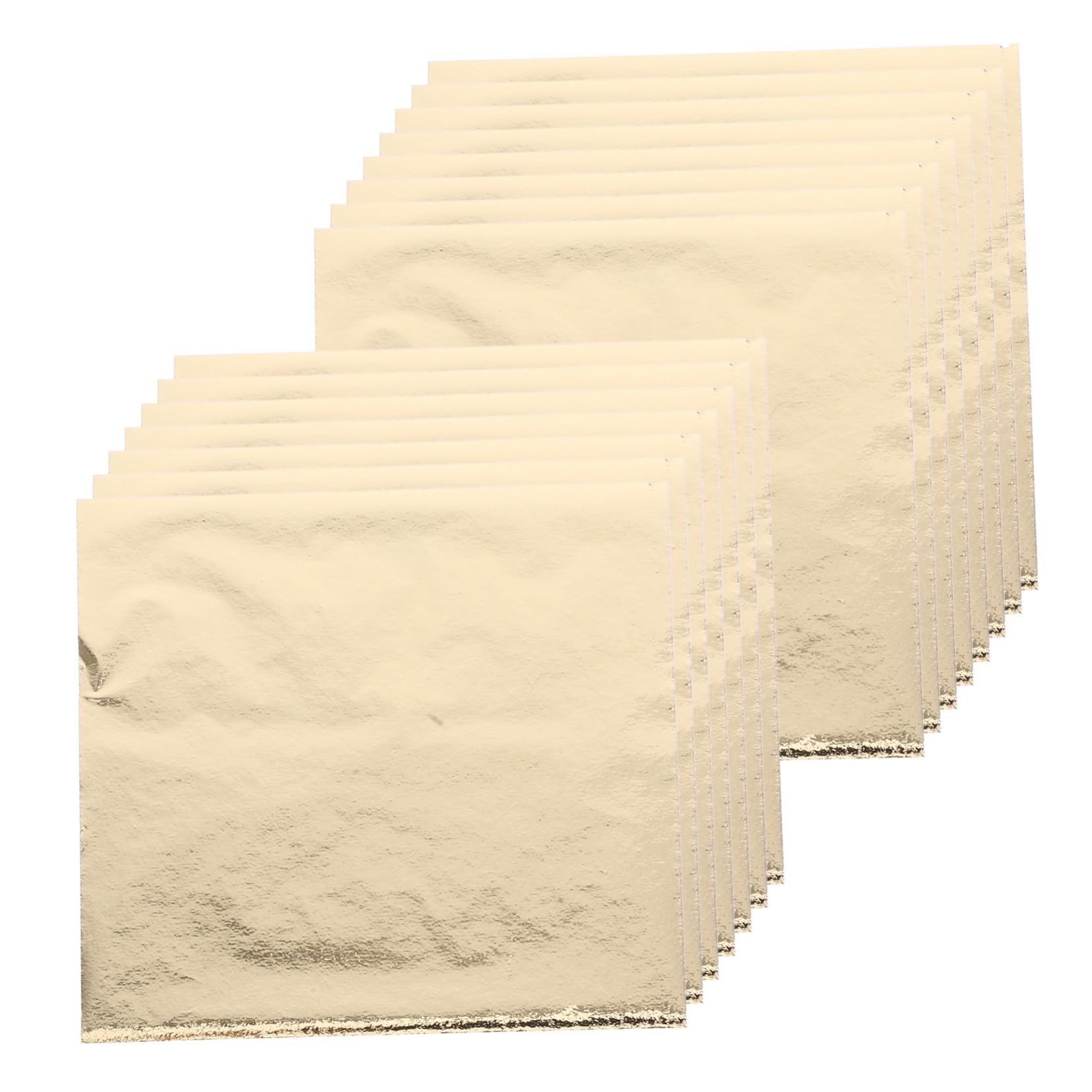 ULDIGI Gleaming Art Foil Sheets 100pcs Imitation Leaf Crafting Foil Flakes Perfect for Gilding Painting Decor More