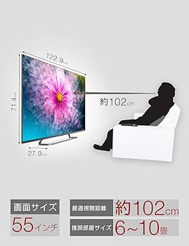 Amazon | TCL 55V型 4K液晶テレビ QLED搭載 55Q815 Amazon Prime