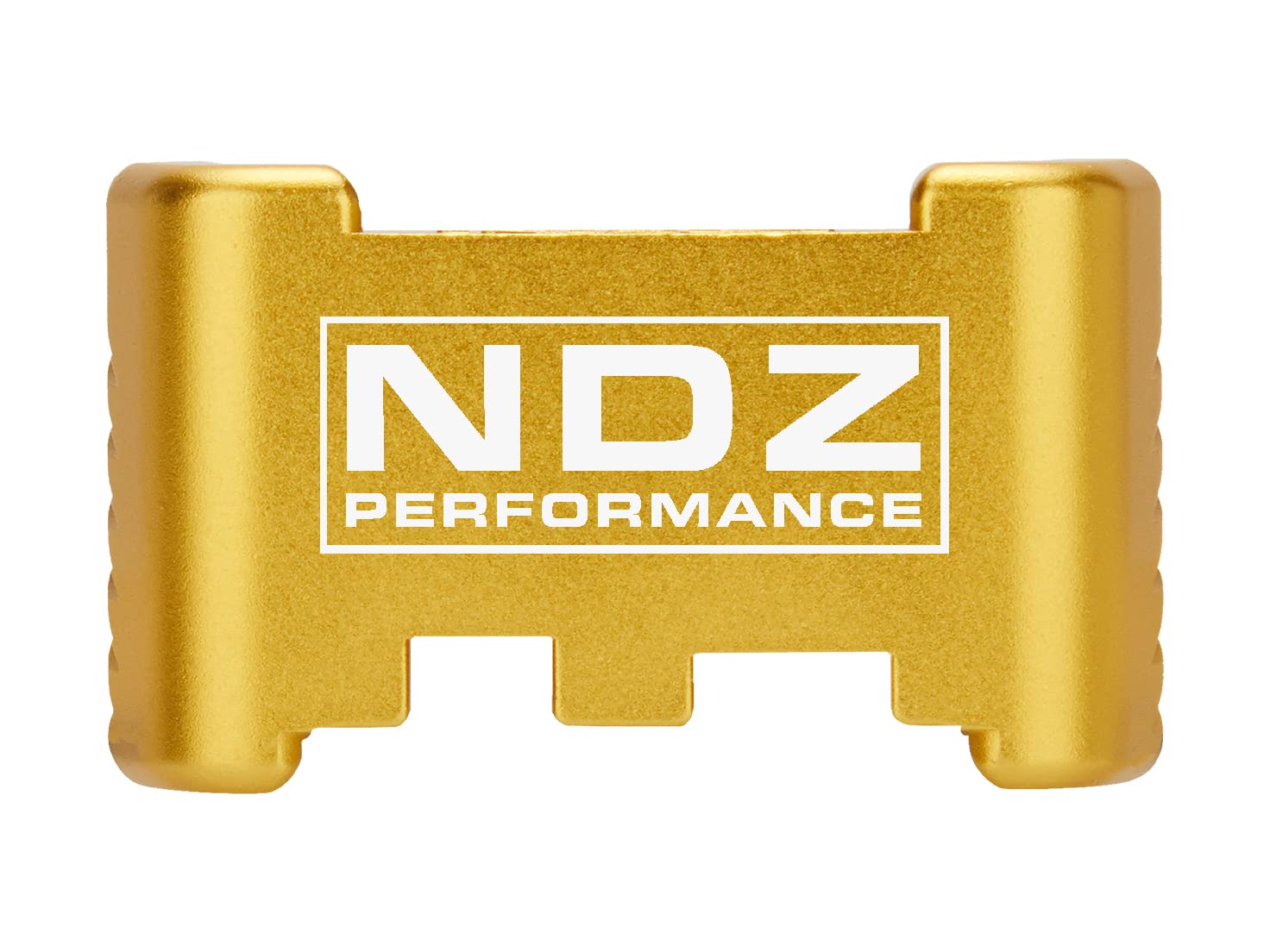 NDZ Performance Aluminum Slide Racker Back Plate for Glock 43 43X 48 – Improved Slide Grip, Laser Engraved, Gold Logo