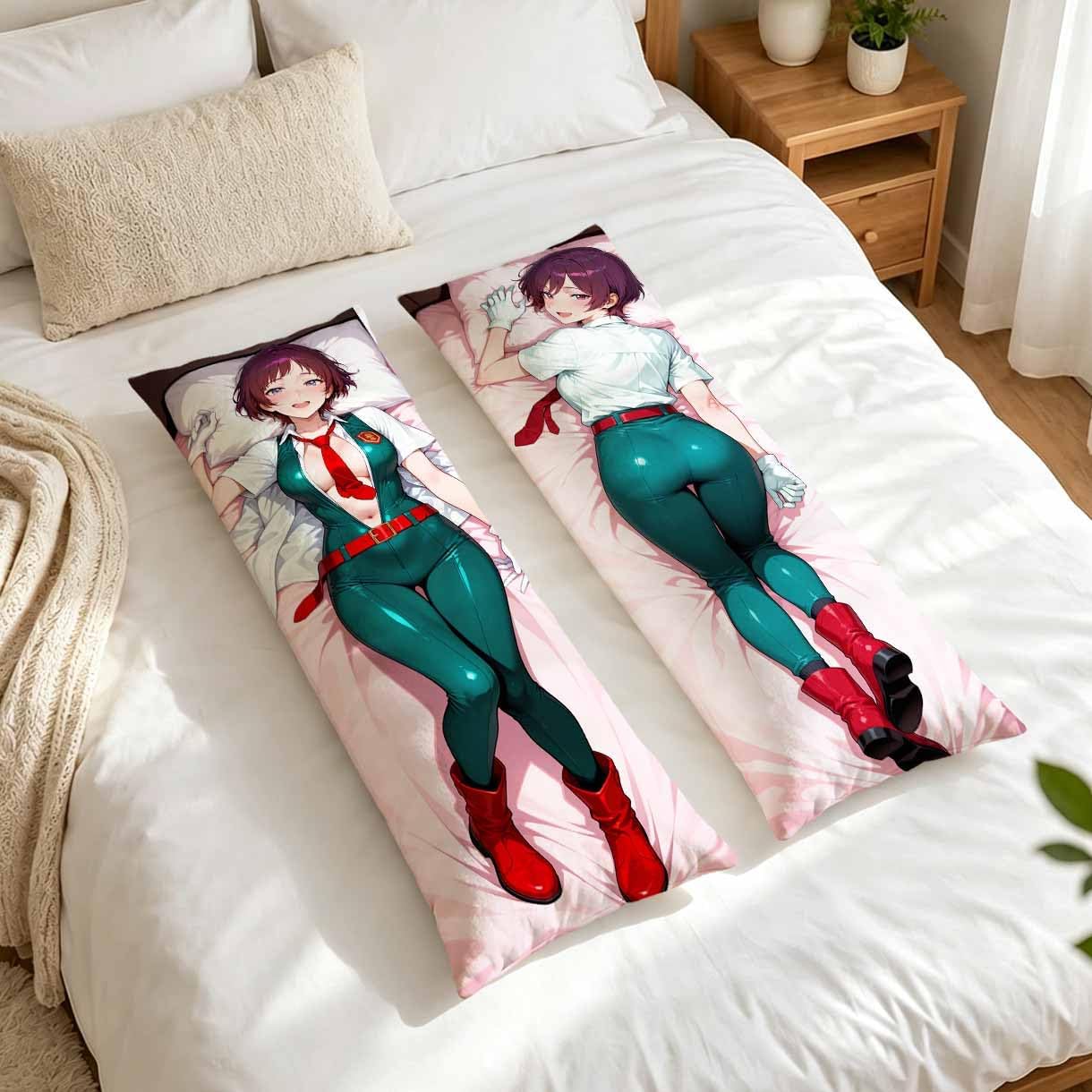 Anime Body Pillow Cover Pillow Comic Dakimakura Case for Otaku Hugging Gift - 50x150cm (Peach Skin)