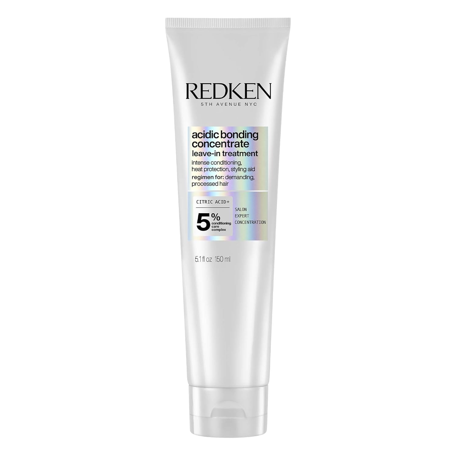 Redken Bonding Leave In Conditioner for Damaged Hair, Acidic Bonding Concentrate, Heat Protectant, Leave In Treatment For Deep Repair, For All Hair Types, 150 ml