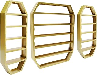 Estante de pared para esmalte de uñas, estant...