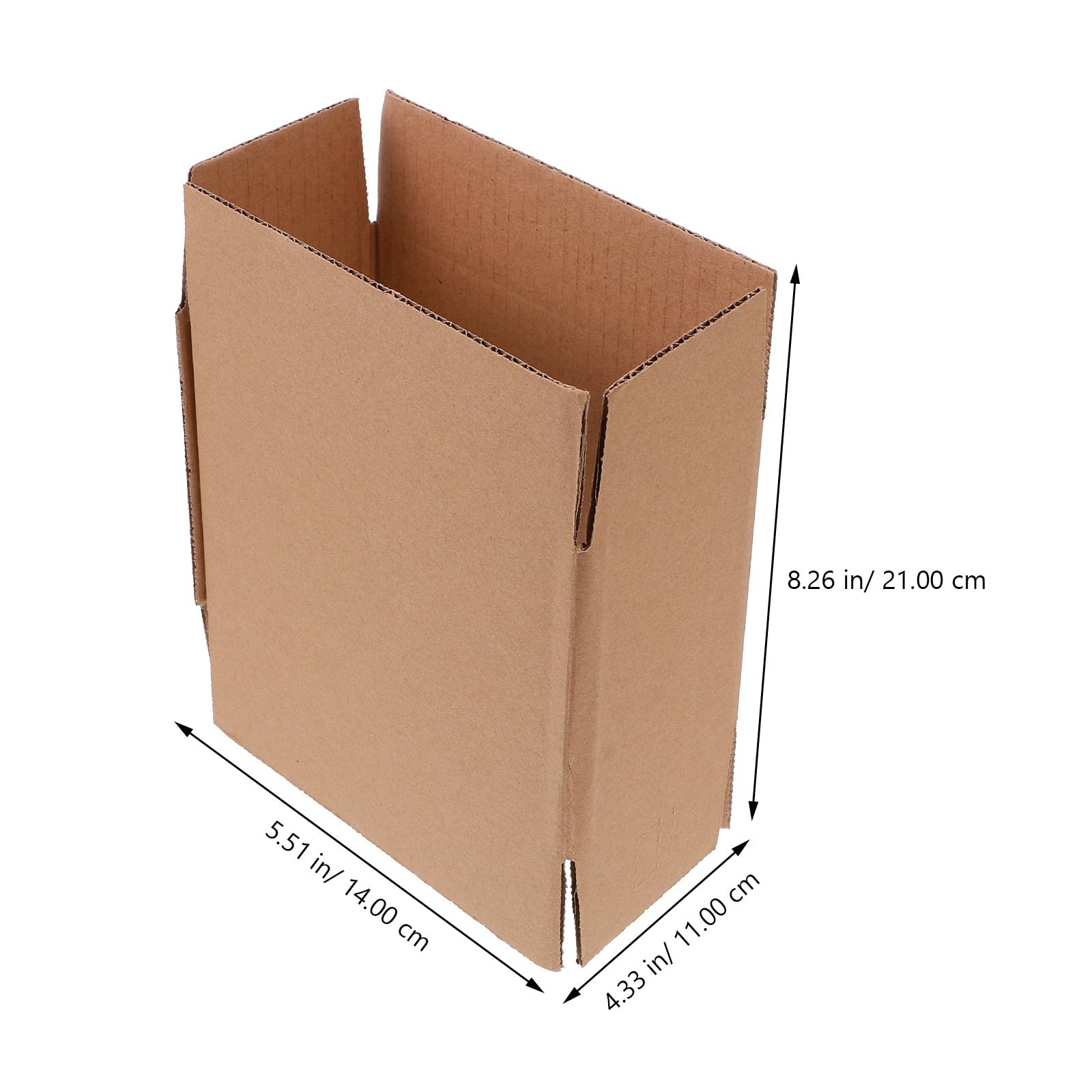 20 Stück 20 Stück Kleine Versandkartons aus Superhartem Kraftkarton K Stabile Verpackungskartons für Büro und Versand Stoßfeste Aufbewahrungswürfel Recycelbar