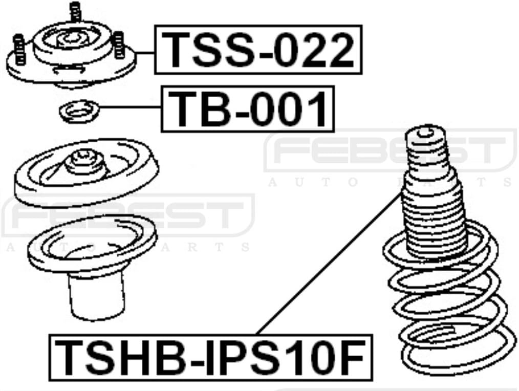 Buy 48609 44020 4860944020 Front Shock Absorber Support For Toyota Online In Indonesia B00hcoif68
