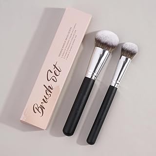 Juego de brochas de maquillaje de 3 piezas, c...