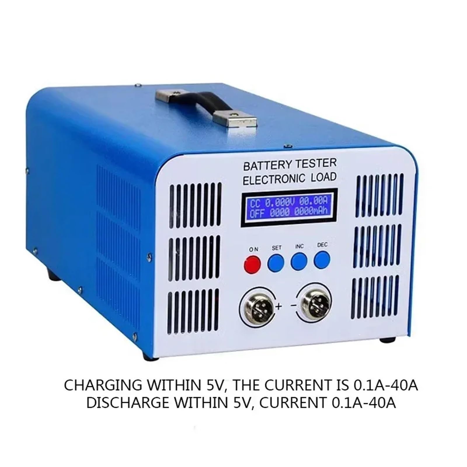 Comprobador electrónico de capacidad batería A40L, carga/descarga 200 W y litio 40 A Alta precisión