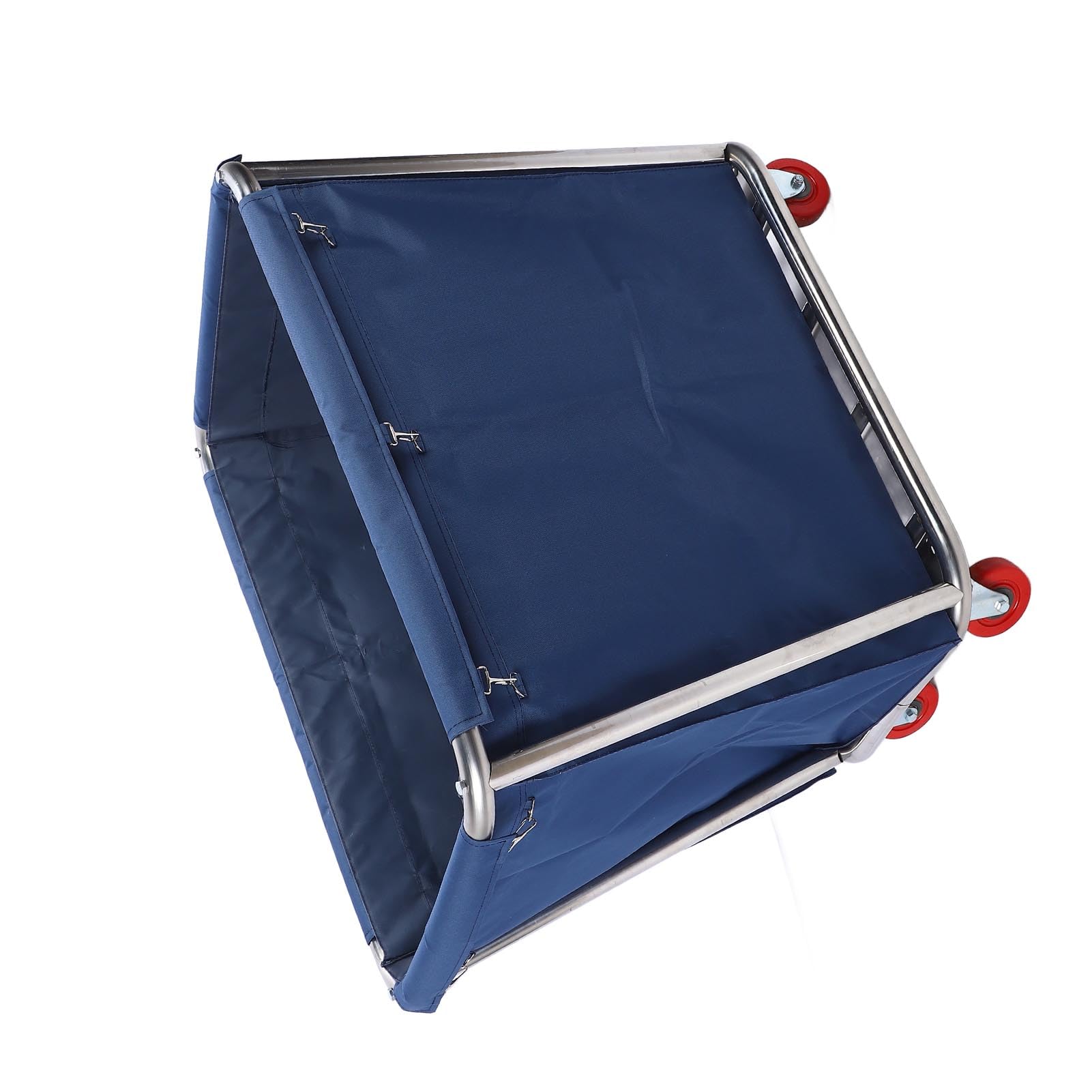 Jelquix Laundry Basket Cart, Heavy Duty Cart with Wheels, Commercial Laundry Trolley for Heavy Loads, for Room, Hotel & Dormitory