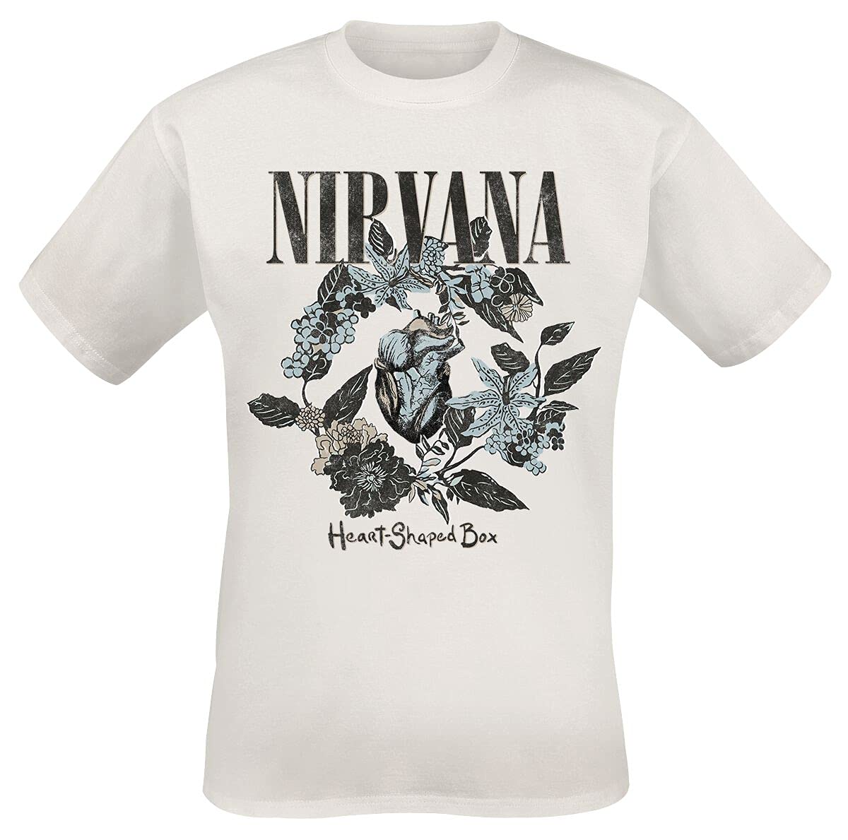 Amazon.co.jp: Nirvana T Shirt Heart Shaped Box Band Logo 新しい