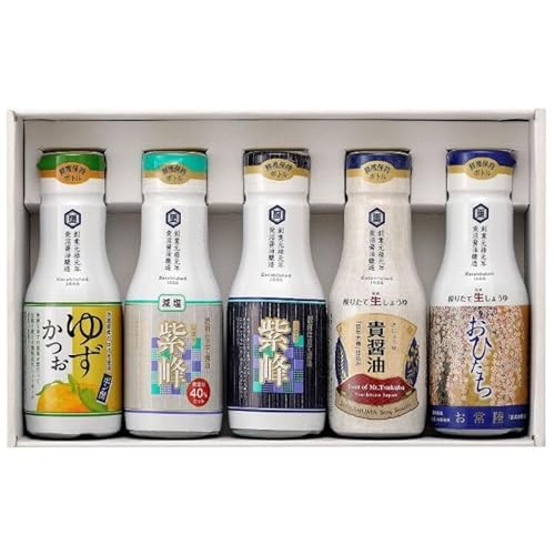 紫峰鮮度保持ボトル200ml×彩り5本ギフトセット ※離島への配送不可