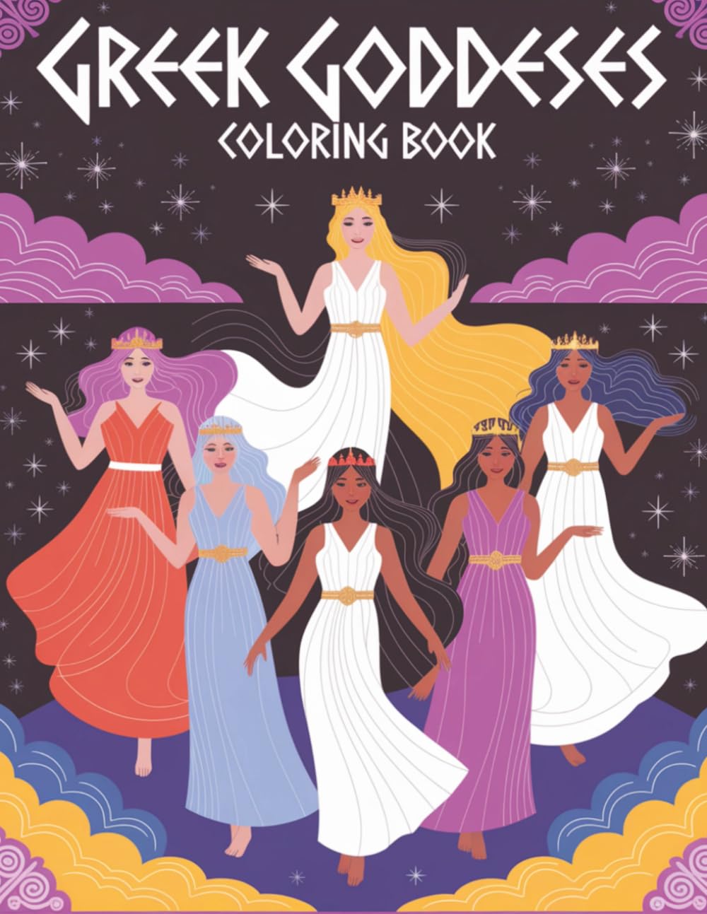 Greek Goddess Coloring Book