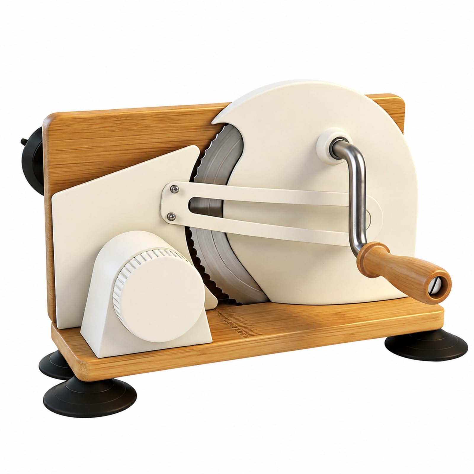 Tagliapane Manuale Pieghevole Utensile, Beige, Beige
