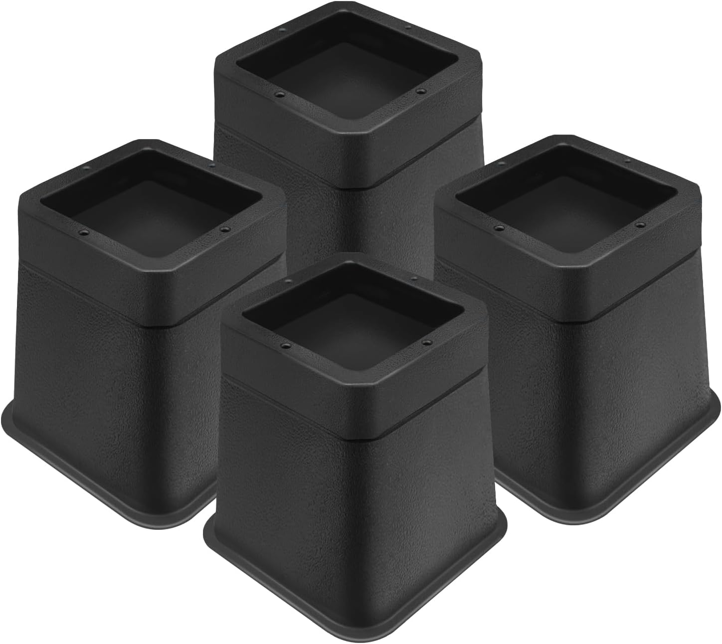 MYMULIKE Furniture Risers, Bed Risers, 8 Pack 3/4 Inch HeavyDuty