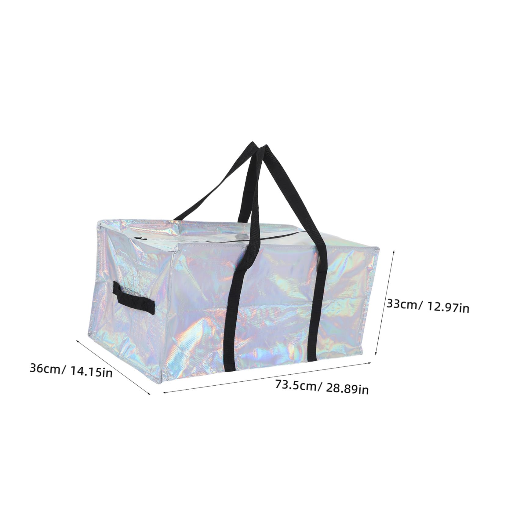 BESTOYARD 4 Pezzi Borsa da Trasloco Extra Large Oxford con Cerniera Rinforzata e Manici Larghi, Pieghevole e Riutilizzabile per Studenti e Famiglie