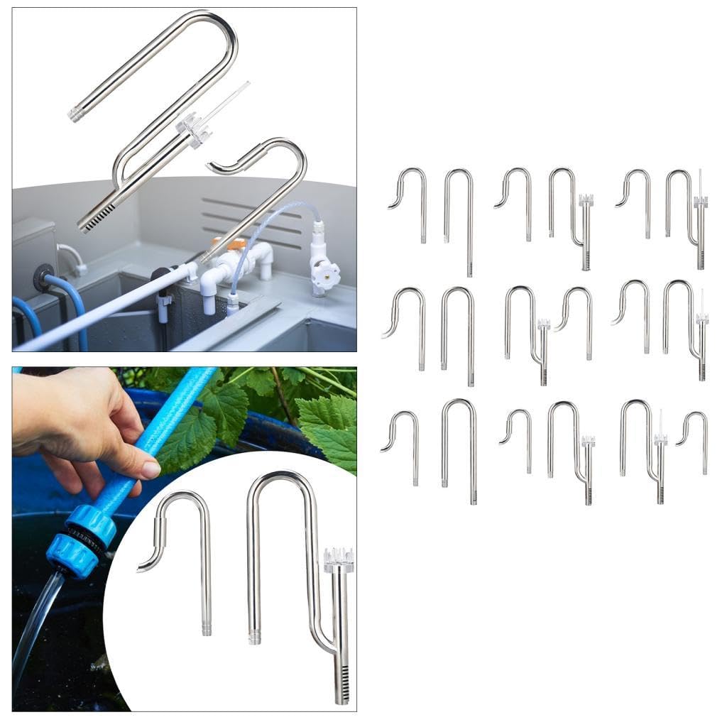 Aquatic Filter System Aquatic Lily Pipe zu Und Ablauf Aquarium Pflanzbehälter, 12 einlass Outlet