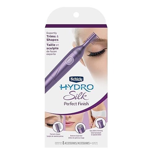 Schick Hydro Silk Recortadora de acabado perfecto kit de aseo 8 en 1 para mujer