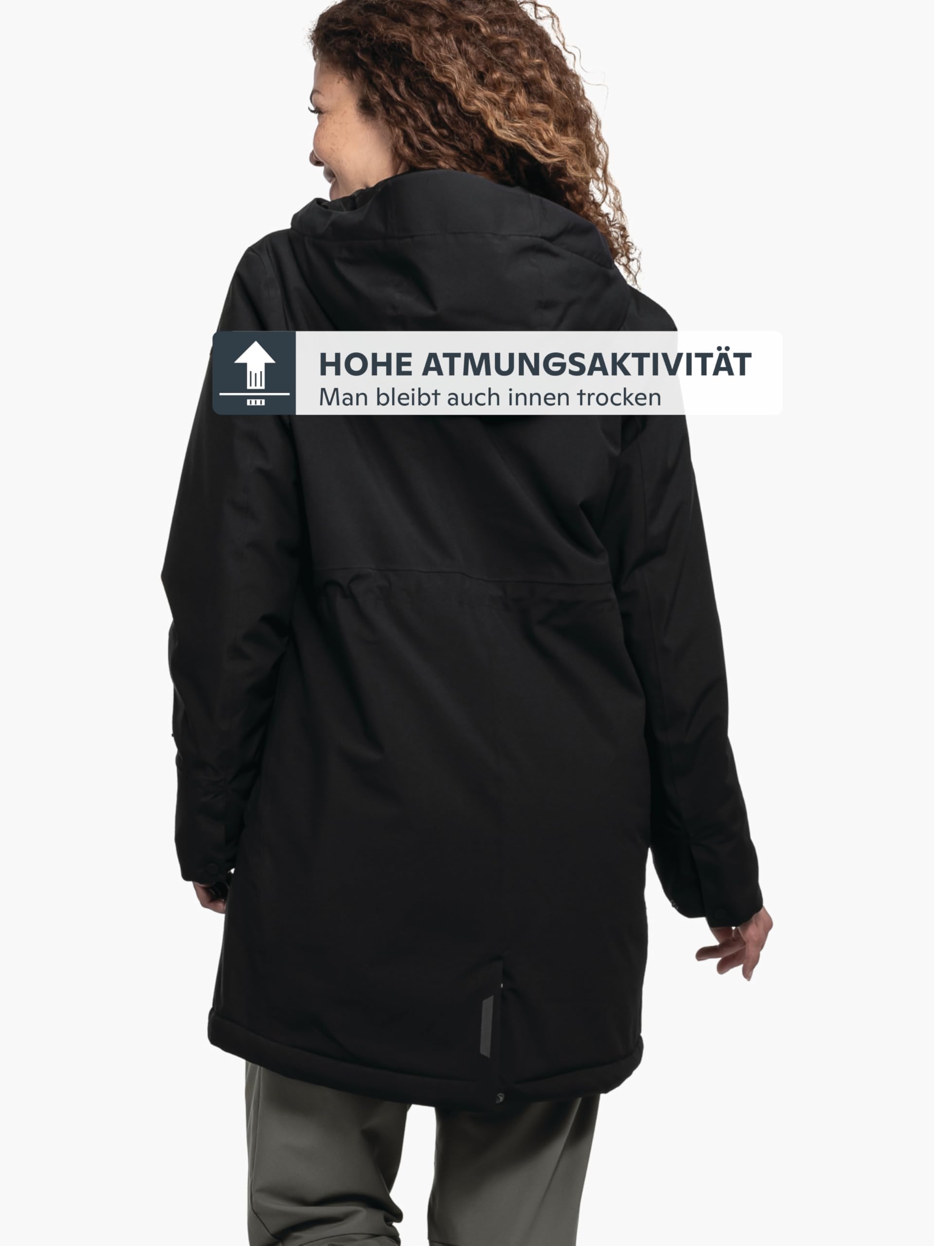 Schöffel Damen Ins Parka Style Crivat WMS, wasserdichte und atmungsaktive Winterjacke, komprimierbarer, leichter Parka mit nachhaltiger Wattierung