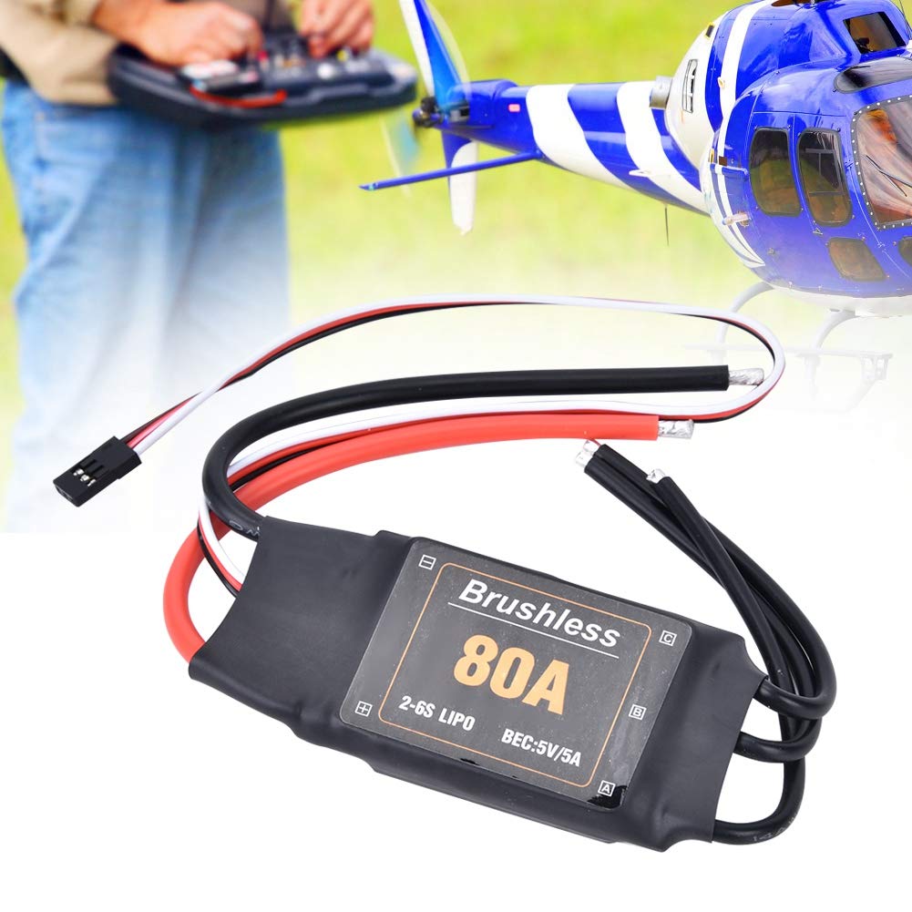 KIMISS 60 Amp Esc 80A Esc Componenti Elettronici 80A Brushless Esc Regolatore di velocità Batteria Bassa Tensione Accessorio Rc 2 6S