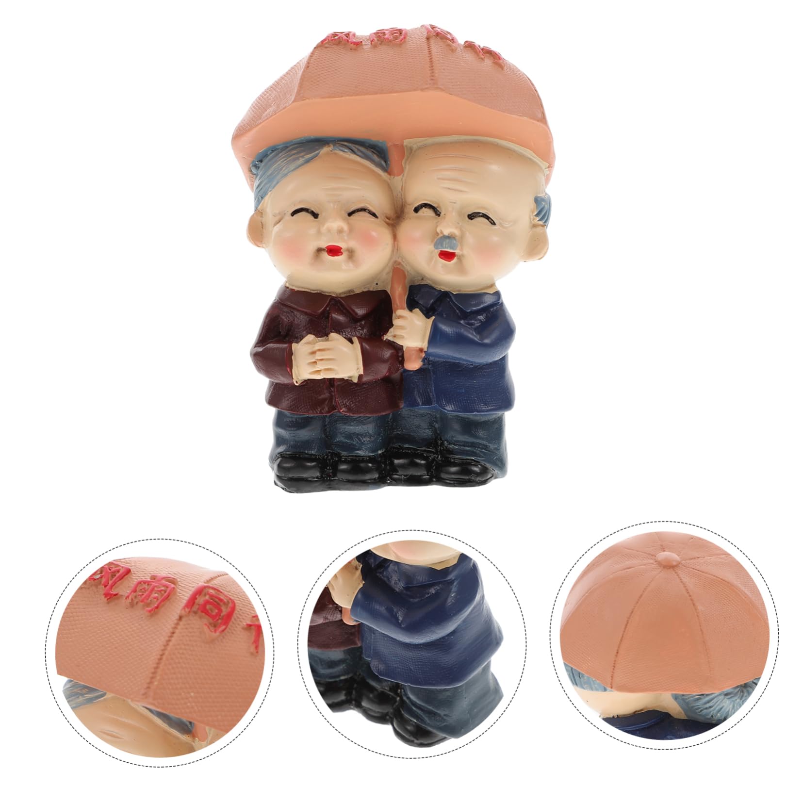 Topper Per Torta Donna Anziana In Vinile - Decorazione Compleanni Nonna - Statuetta Leggera Per Dolci
