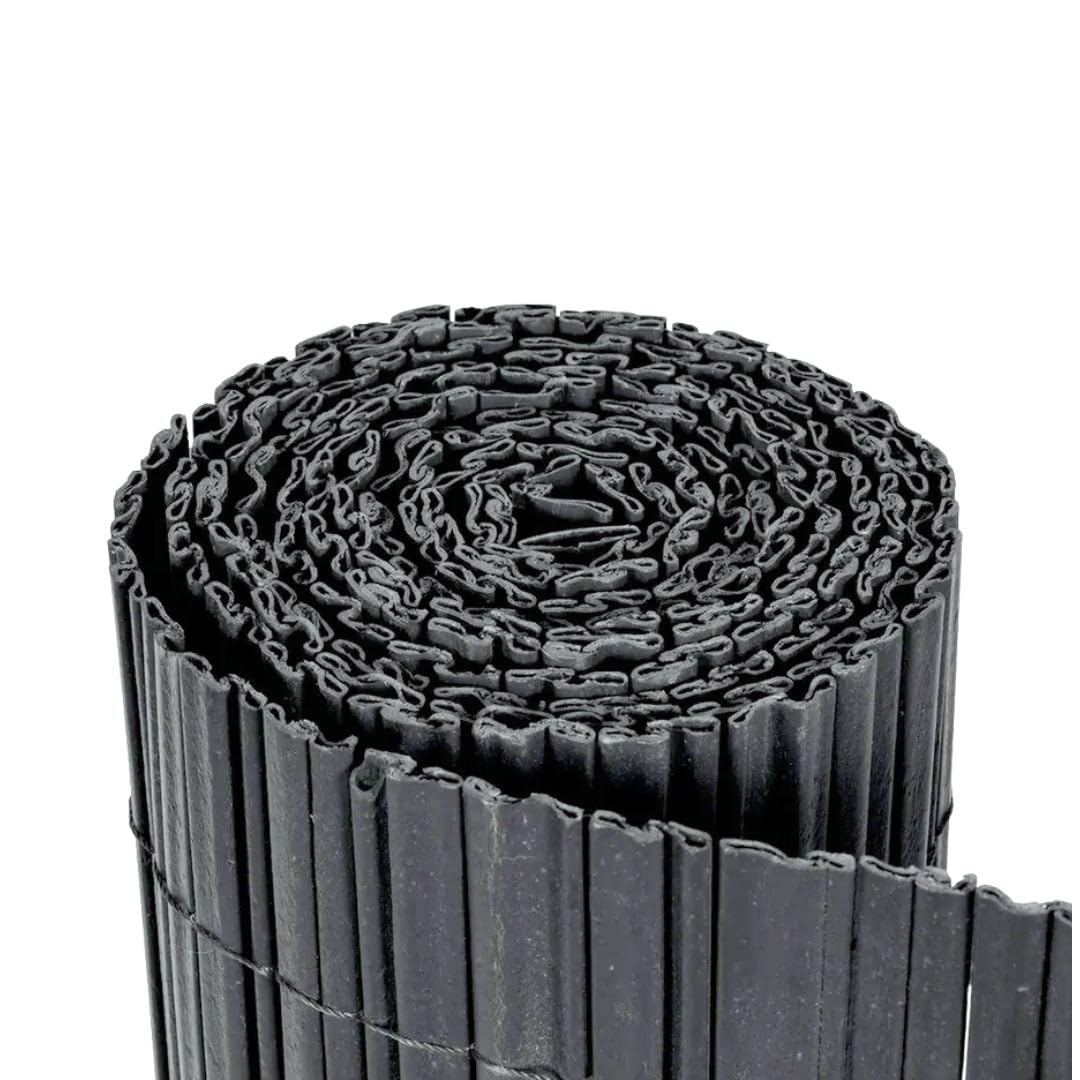 CAÑIZO PVC DOBLE CARA SURFCANE 20 MM ANTRACITA NORTENE 1X3 M