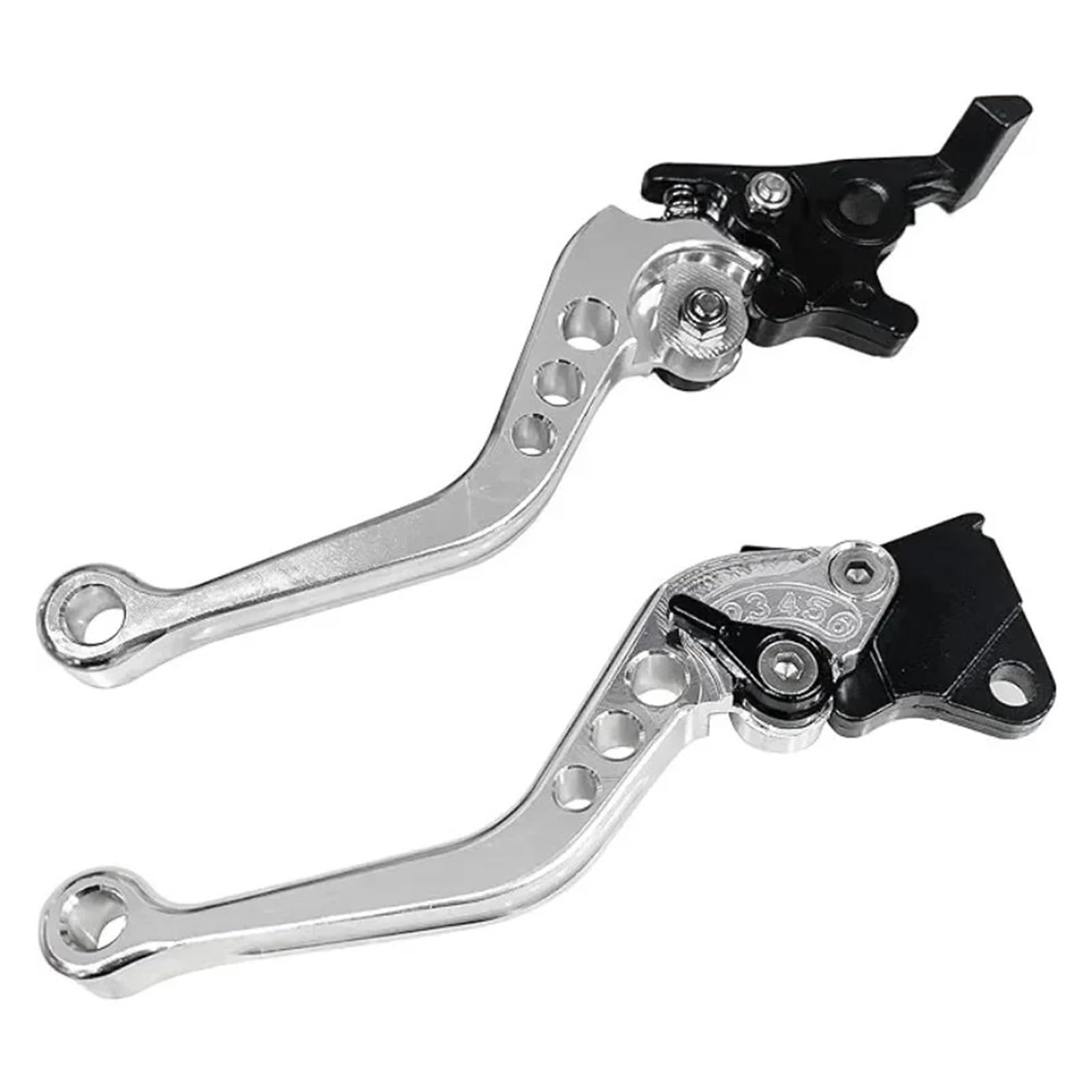 Abdktmnx Sliver Universal Motorcycle Clutch Brake Handle Drum Lever For Gy6 Motorbike Accessories Alloy Cnc Motorbike Handlebar Brake Handlebar Clutchs Brakes Levers