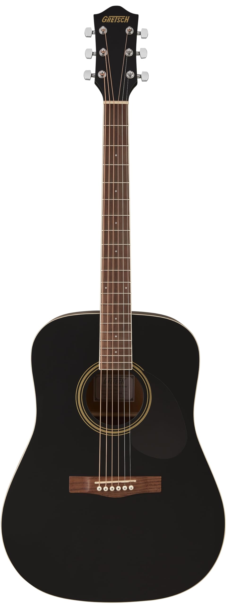Gretsch Prelude™ D100 Dreadnought Acoustic, Black. Ideal Guitar for Beginners.